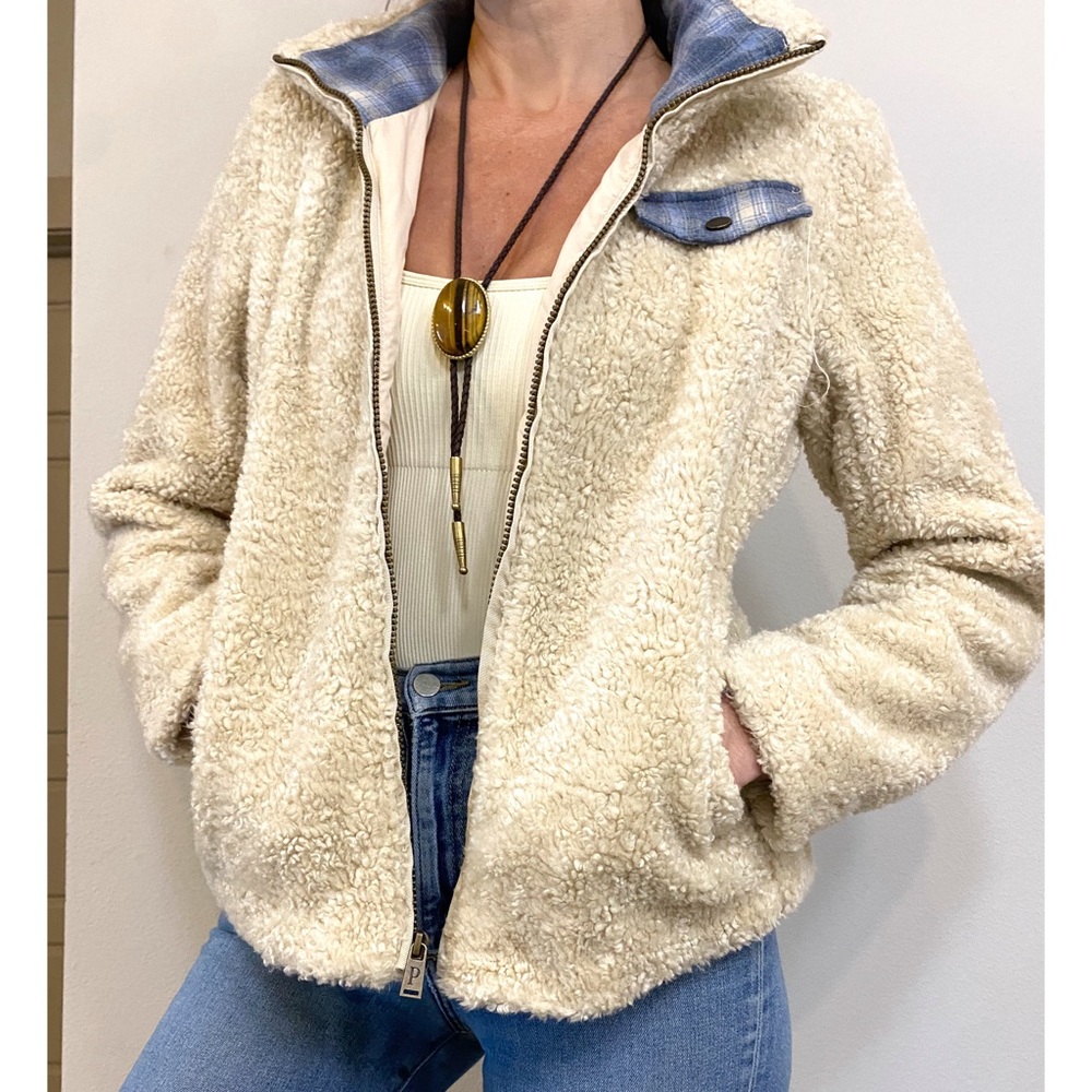 Pendleton Sherpa zip front jacket. Small